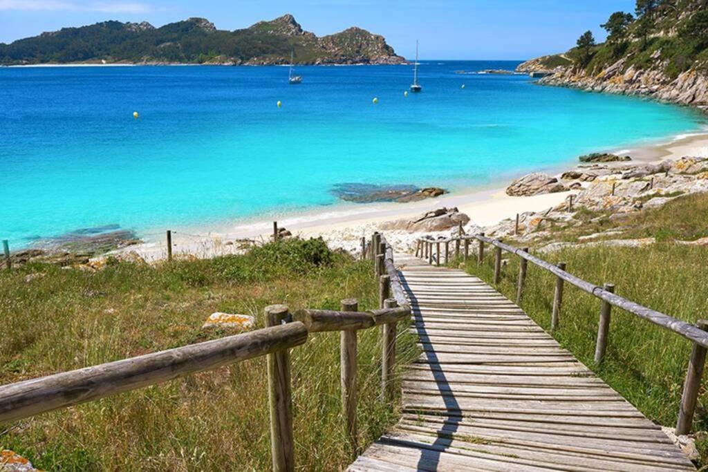 Primera Linea De Playa Rias Baixas, Moana公寓 外观 照片